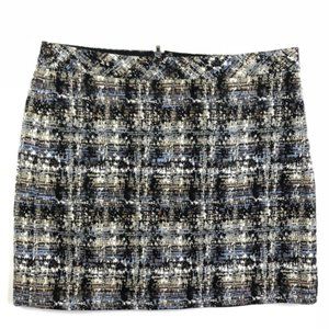 J. Crew Gilded Tweed Silk Woven Mini Skirt / 4